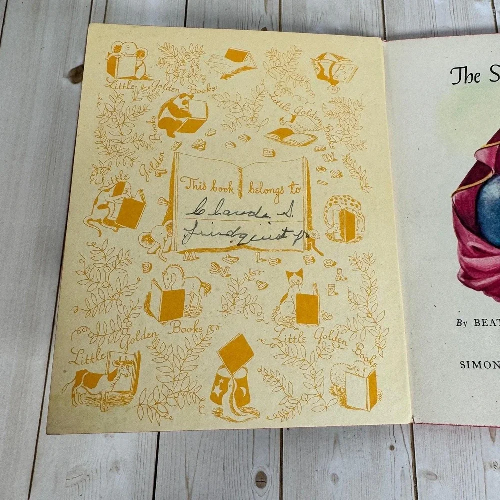 The Story of Jesus Beatrice Alexander 1946 Little Golden Book 2nd Printing Simon
